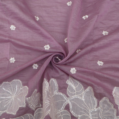 Mul Chanderi Embroidery Fabric