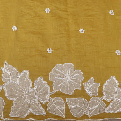 Mul Chanderi Embroidery Fabric
