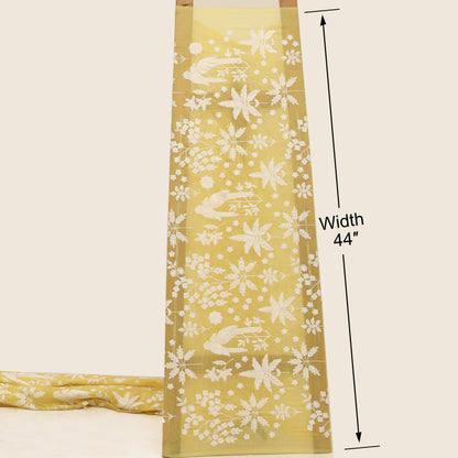 Mul Chanderi Embroidery Fabric
