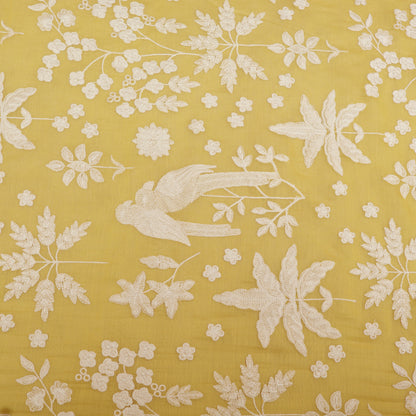 Mul Chanderi Embroidery Fabric