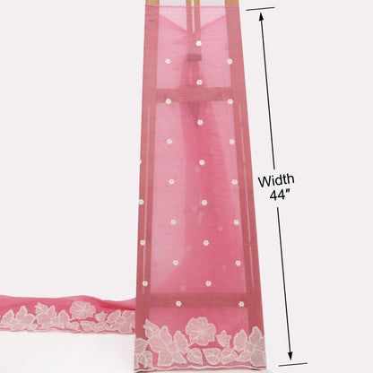 Mul Chanderi Embroidery Fabric