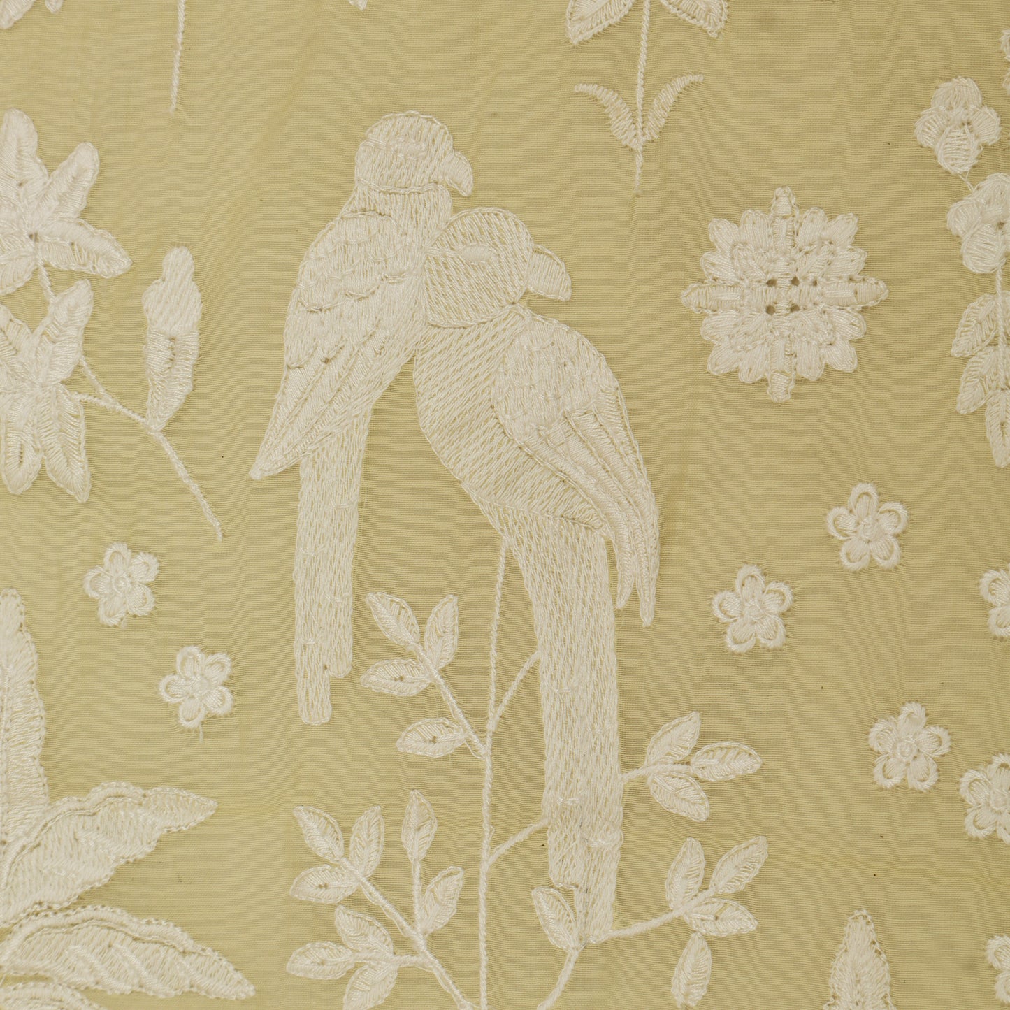Mul Chanderi Embroidery Fabric