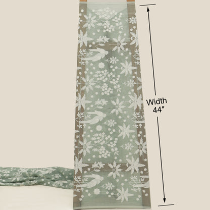 Mul Chanderi Embroidery Fabric