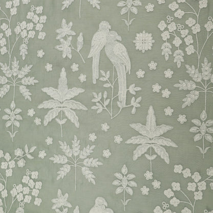 Mul Chanderi Embroidery Fabric