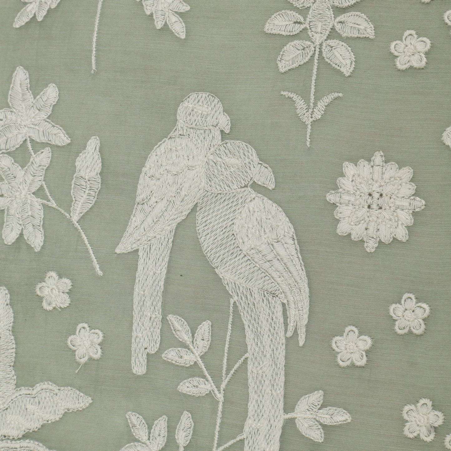 Mul Chanderi Embroidery Fabric