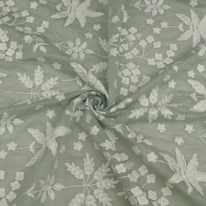 Mul Chanderi Embroidery Fabric
