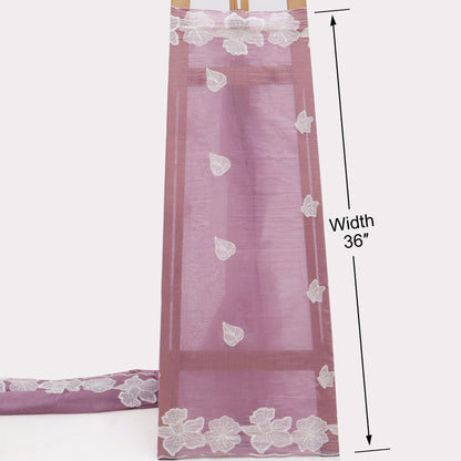 Mul Chanderi Border Embroidery Dupatta