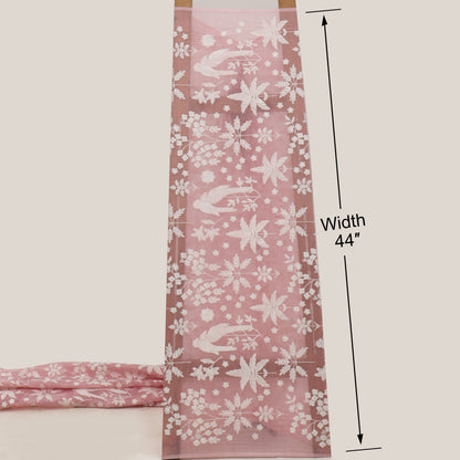 Mul Chanderi Embroidery Fabric