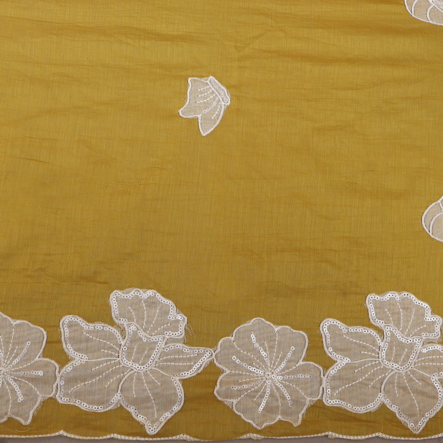 Mul Chanderi Border Embroidery Dupatta