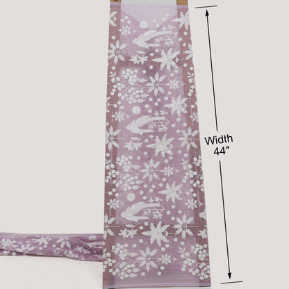 Mul Chanderi Embroidery Fabric