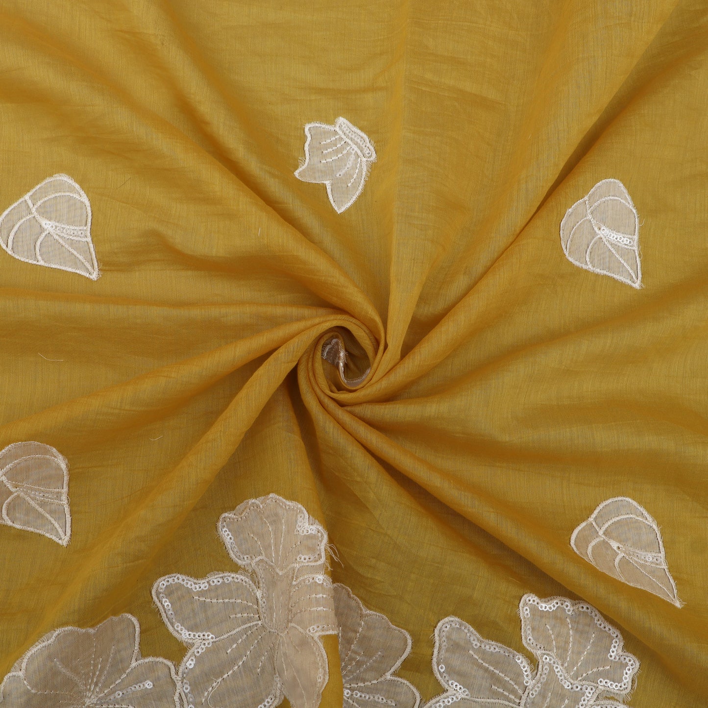 Mul Chanderi Border Embroidery Dupatta