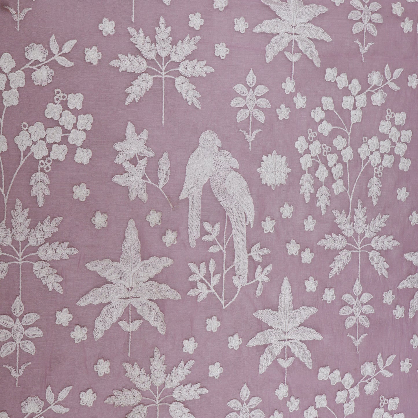 Mul Chanderi Embroidery Fabric