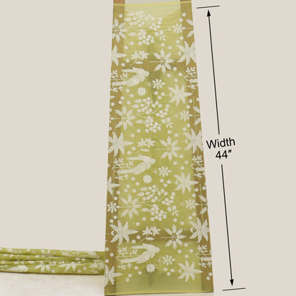 Mul Chanderi Embroidery Fabric