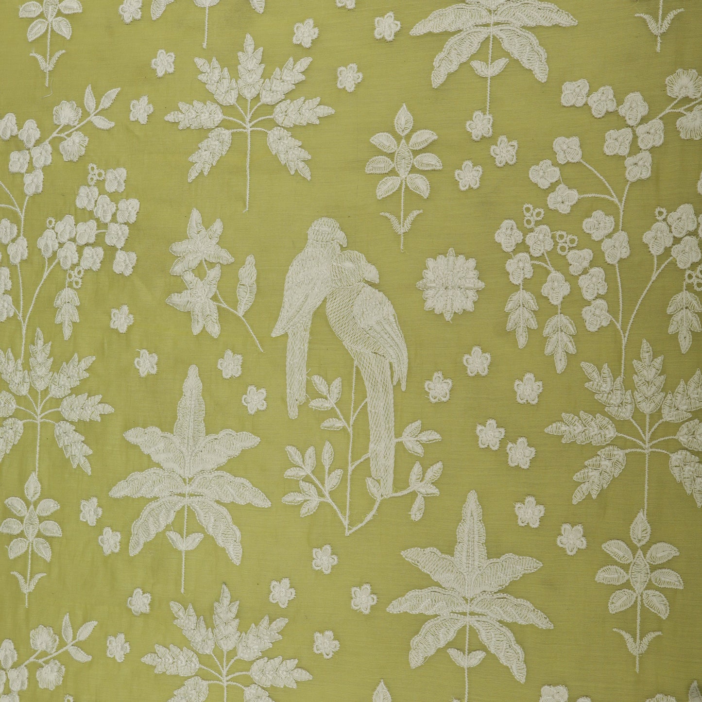Mul Chanderi Embroidery Fabric