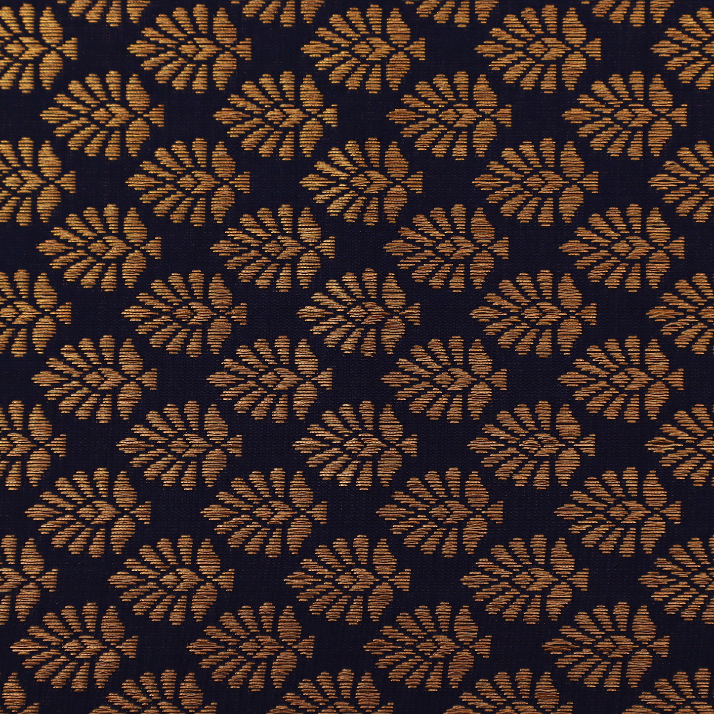 Black Color Brocade Fabric