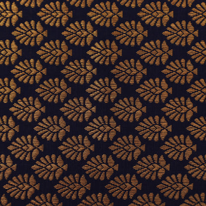 Black Color Brocade Fabric