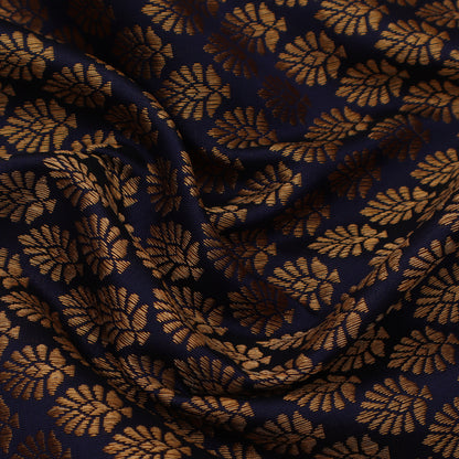 Black Color Brocade Fabric