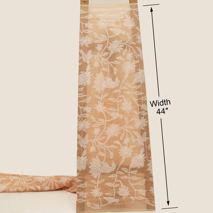 Mul Chanderi Embroidery Fabric