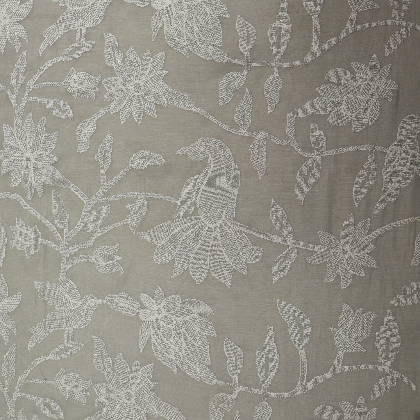 Mul Chanderi Embroidery Fabric