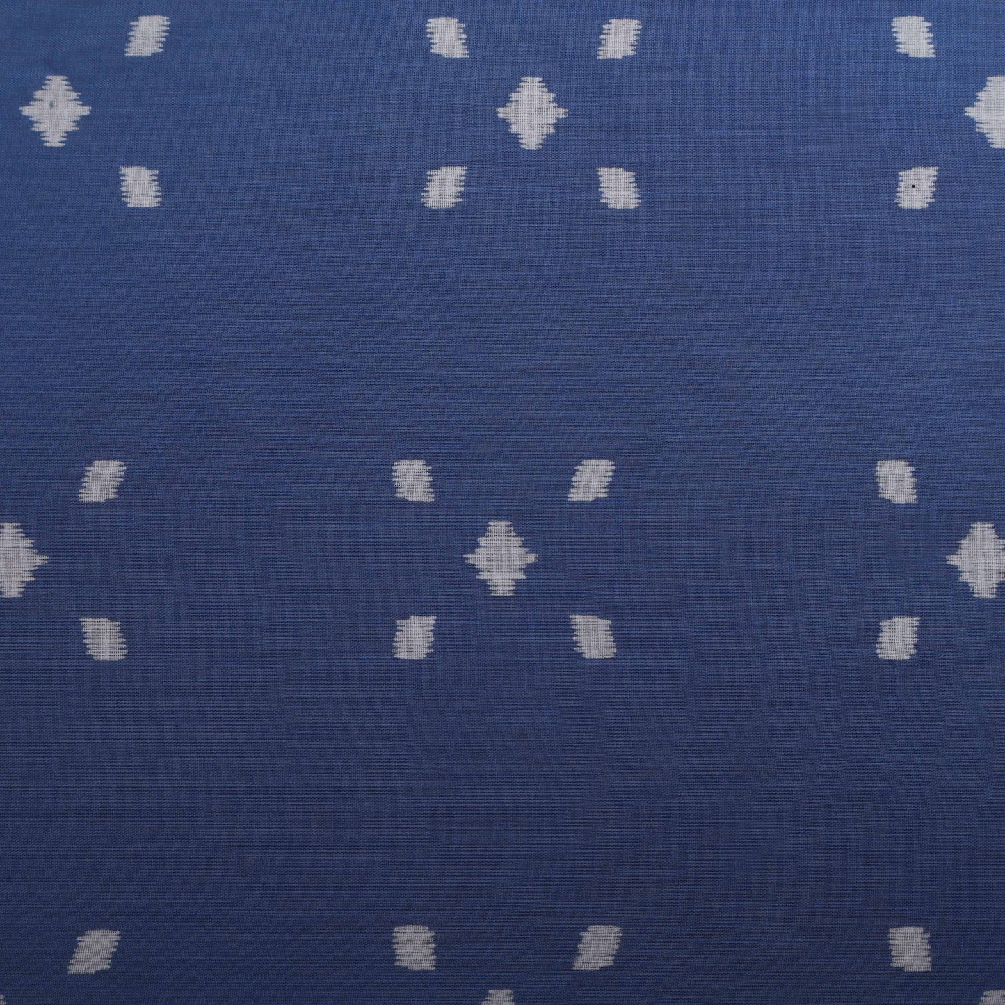 Blue Color Mulmul Print Fabric