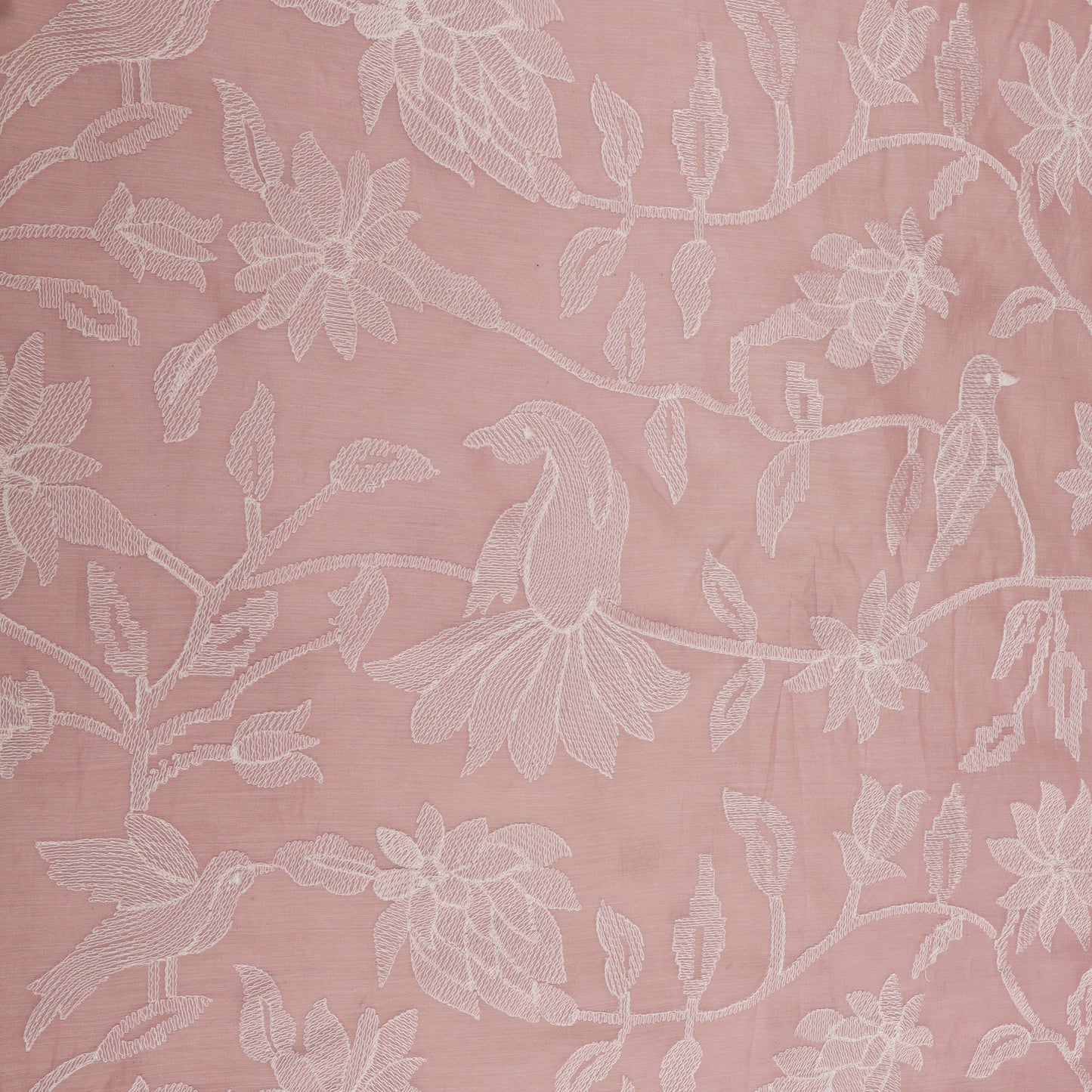 Mul Chanderi Embroidery Fabric