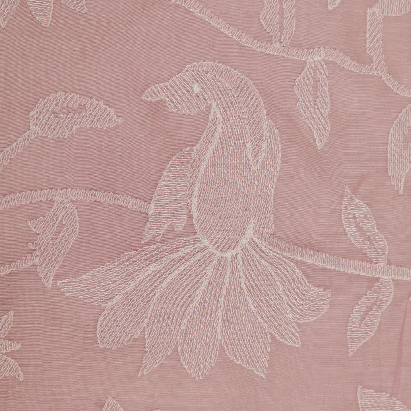 Mul Chanderi Embroidery Fabric