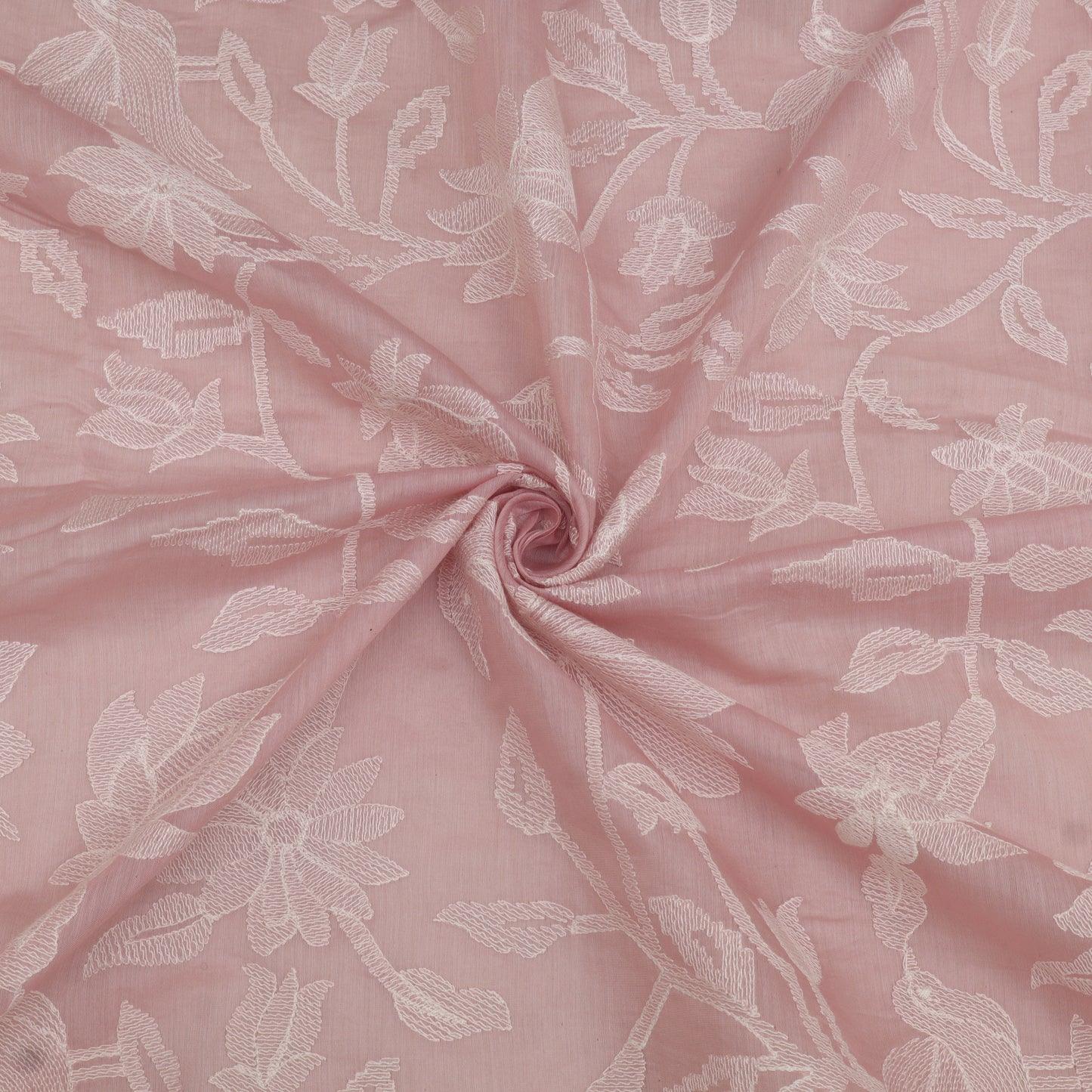 Mul Chanderi Embroidery Fabric