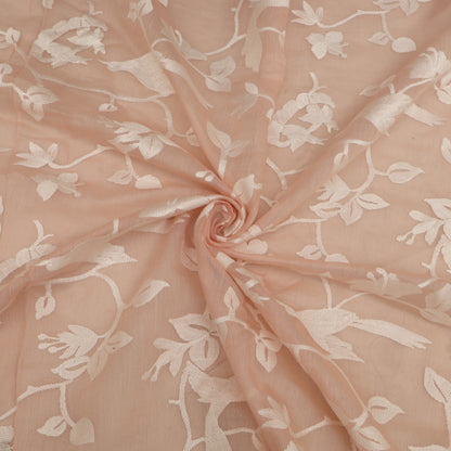 Mul Chanderi Embroidery Fabric