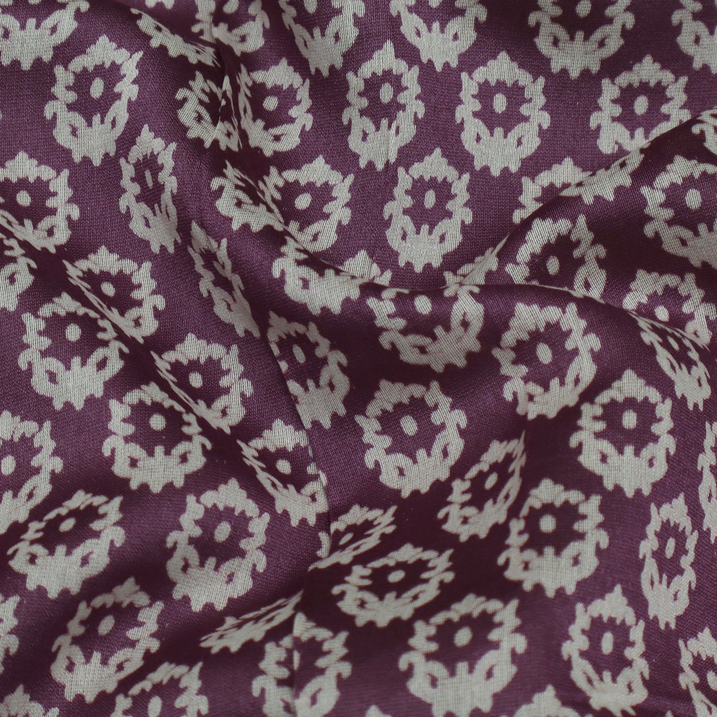 Colored Color Chanderi Print Fabric