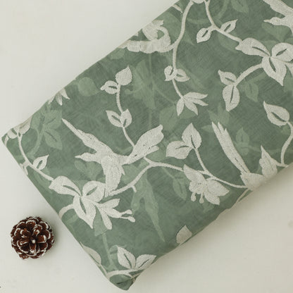 Mul Chanderi Embroidery Fabric