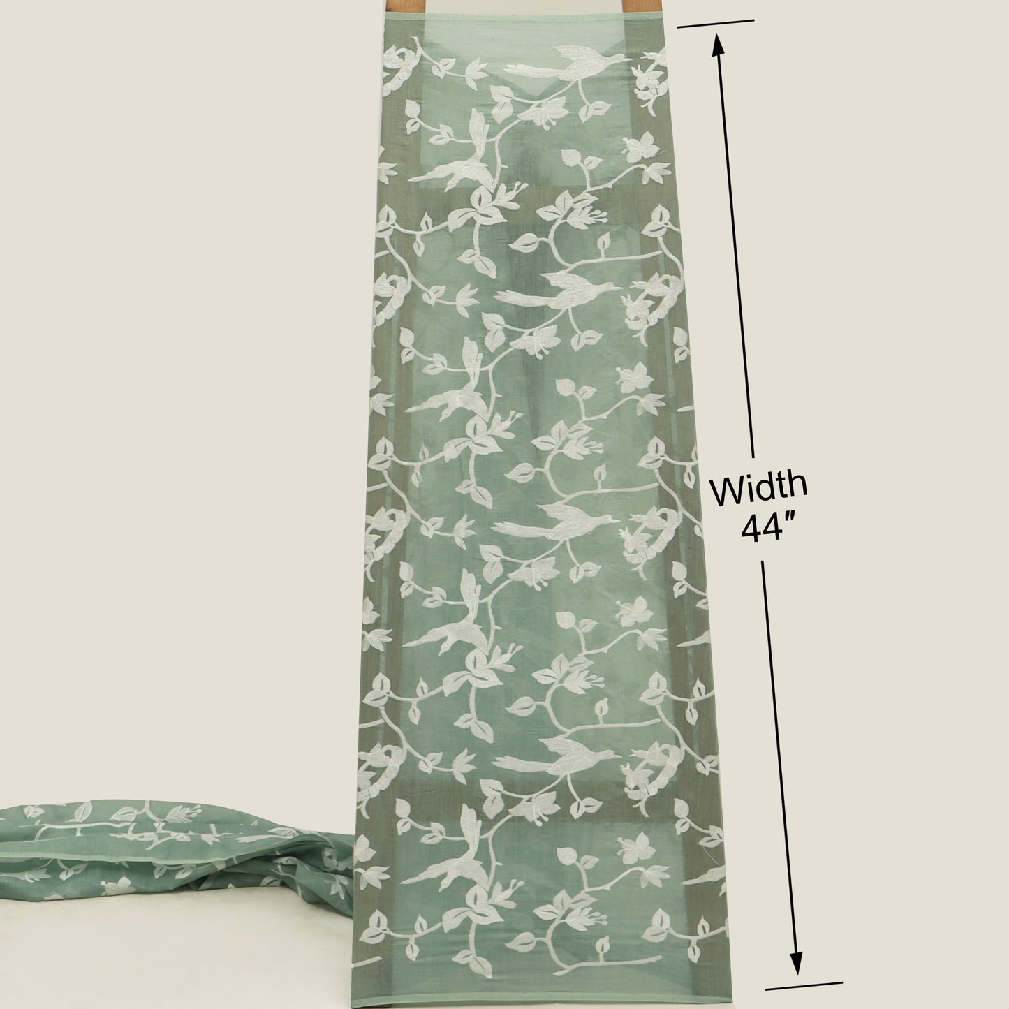 Mul Chanderi Embroidery Fabric