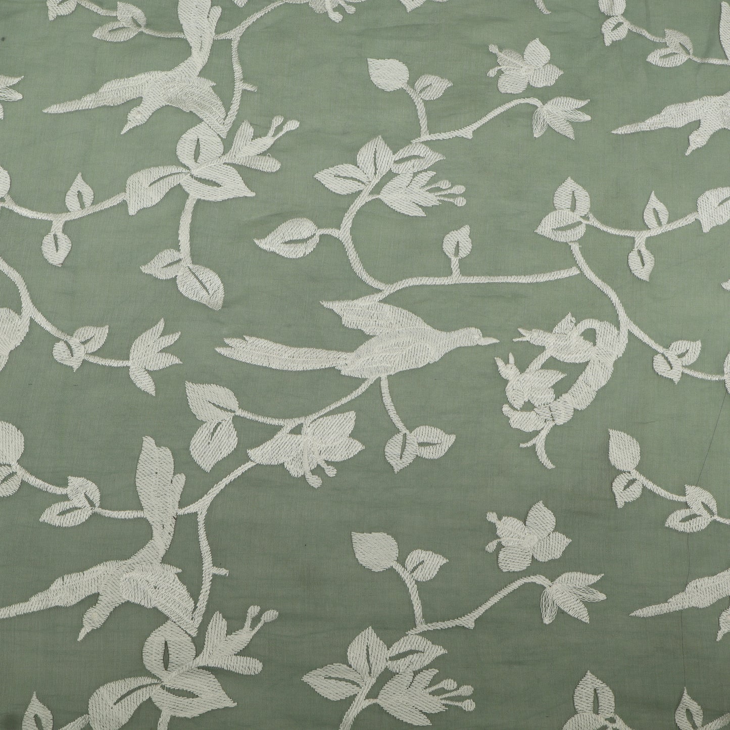 Mul Chanderi Embroidery Fabric