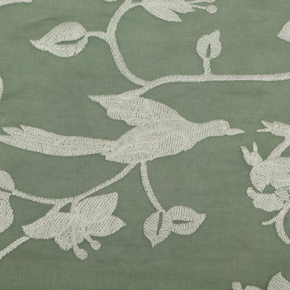 Mul Chanderi Embroidery Fabric