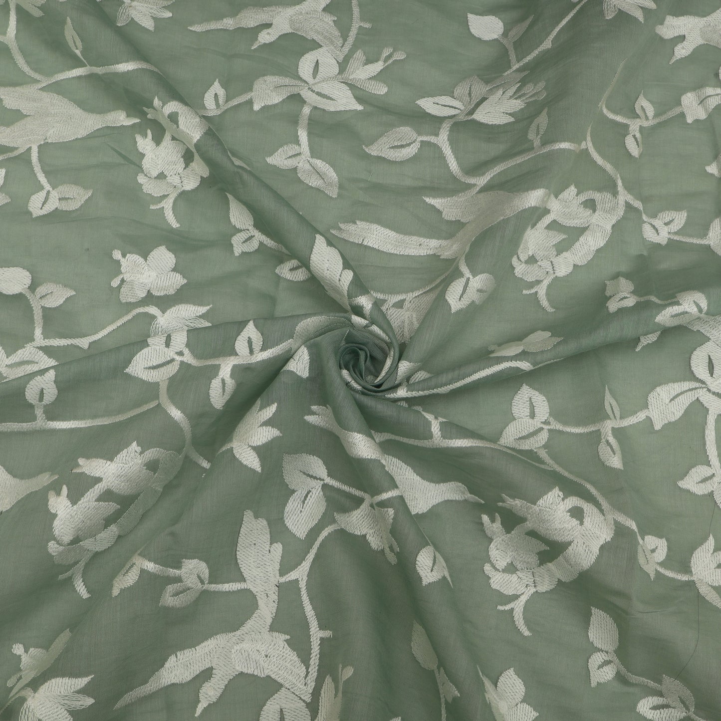 Mul Chanderi Embroidery Fabric