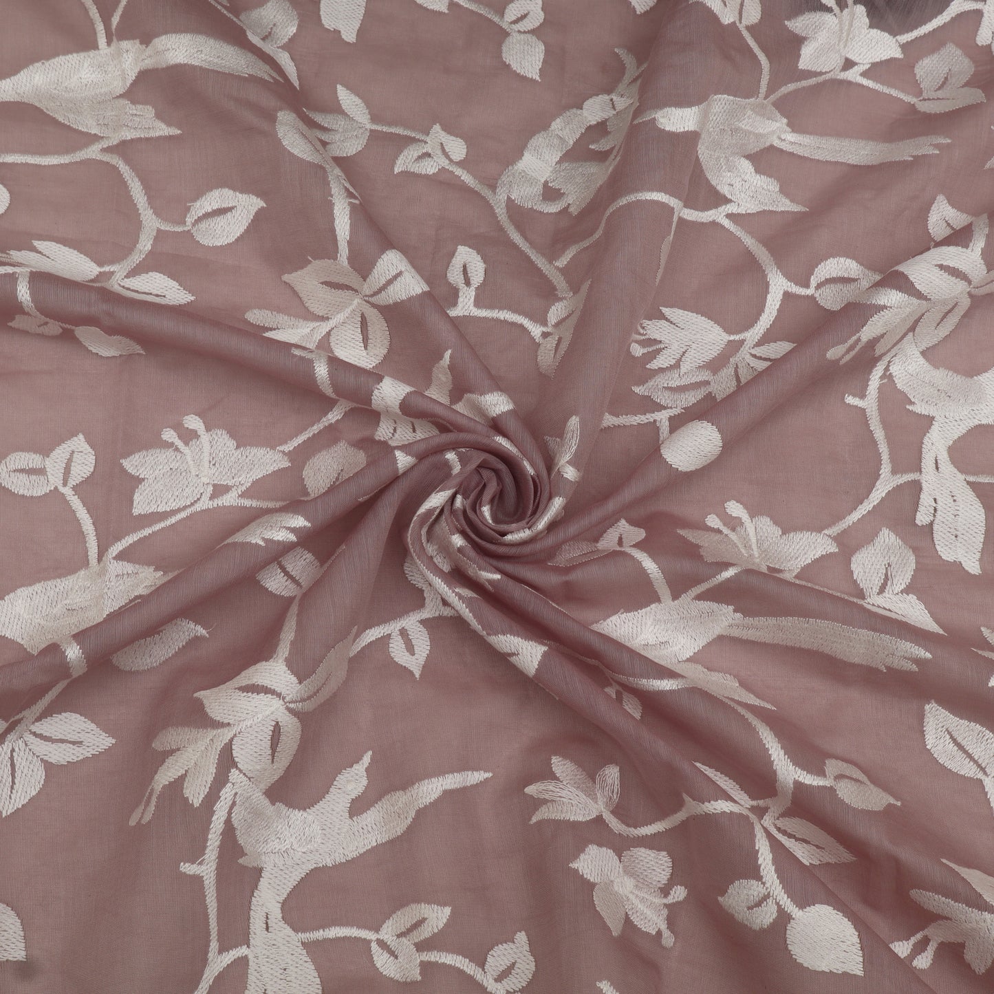 Mul Chanderi Embroidery Fabric