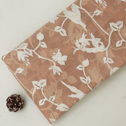 Mul Chanderi Embroidery Fabric