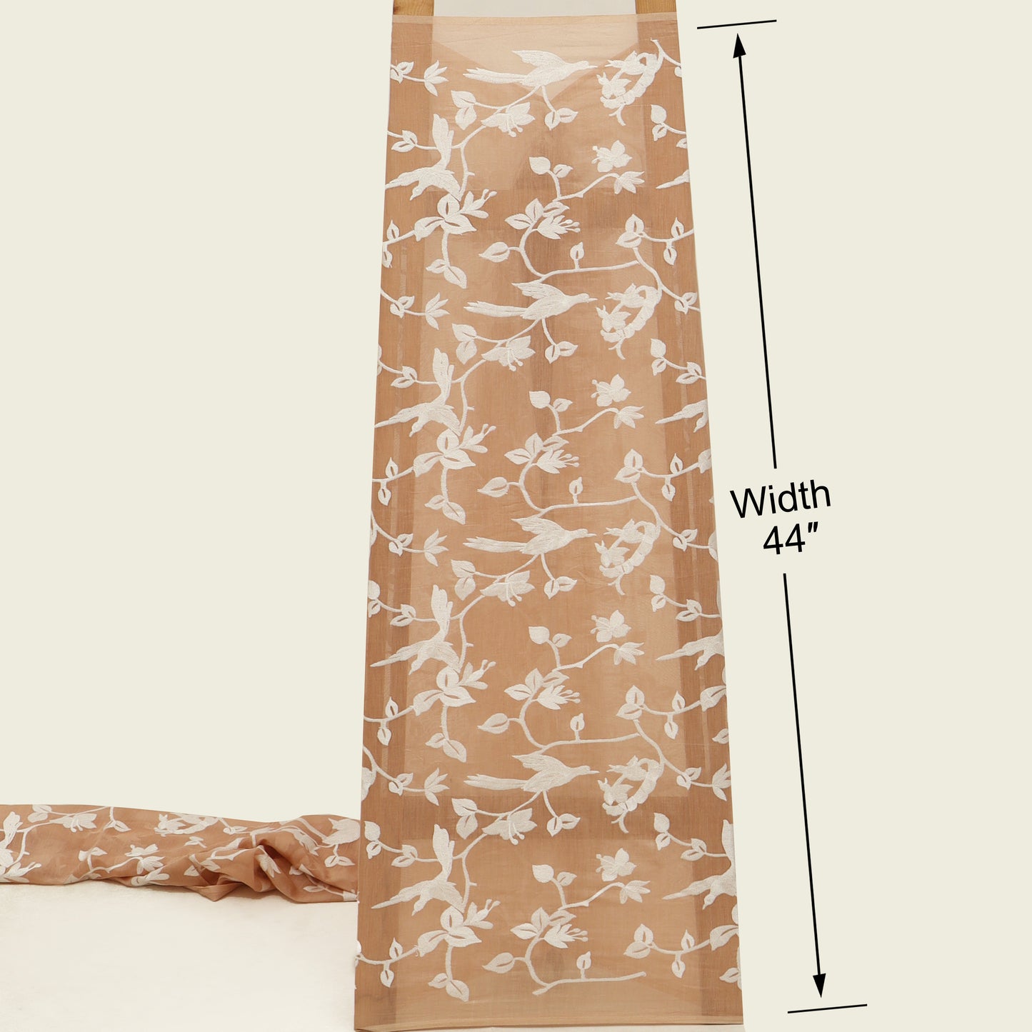 Mul Chanderi Embroidery Fabric