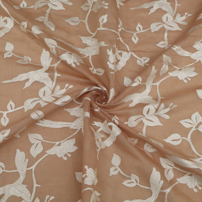Mul Chanderi Embroidery Fabric