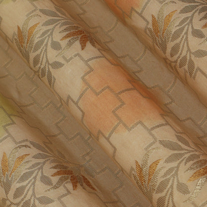 Cream Color Brocade Fabric