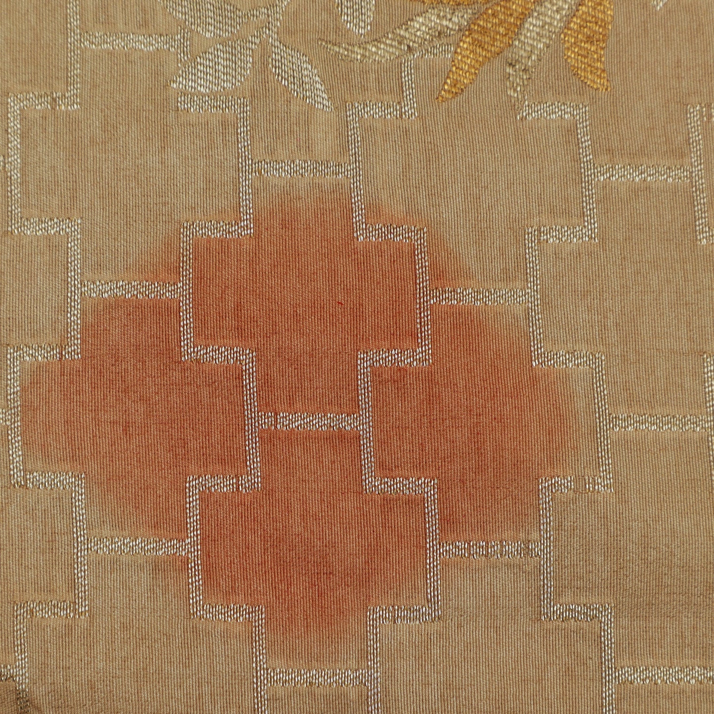 Cream Color Brocade Fabric