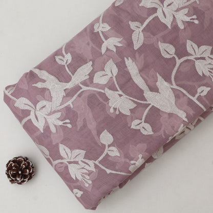 Mul Chanderi Embroidery Fabric