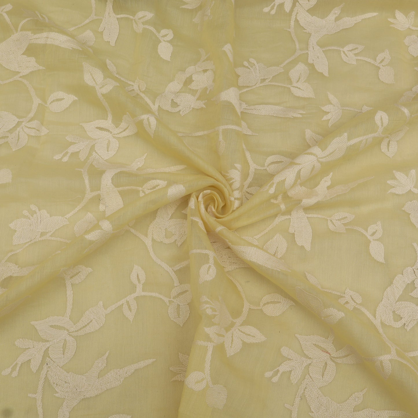 Mul Chanderi Embroidery Fabric