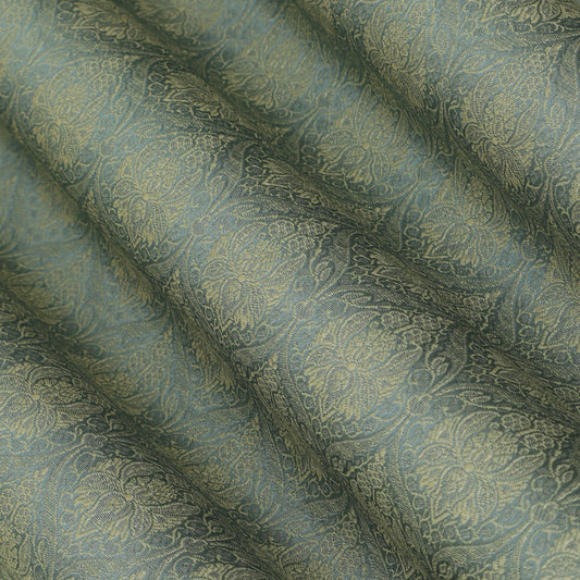 Grey Color Brocade fabric