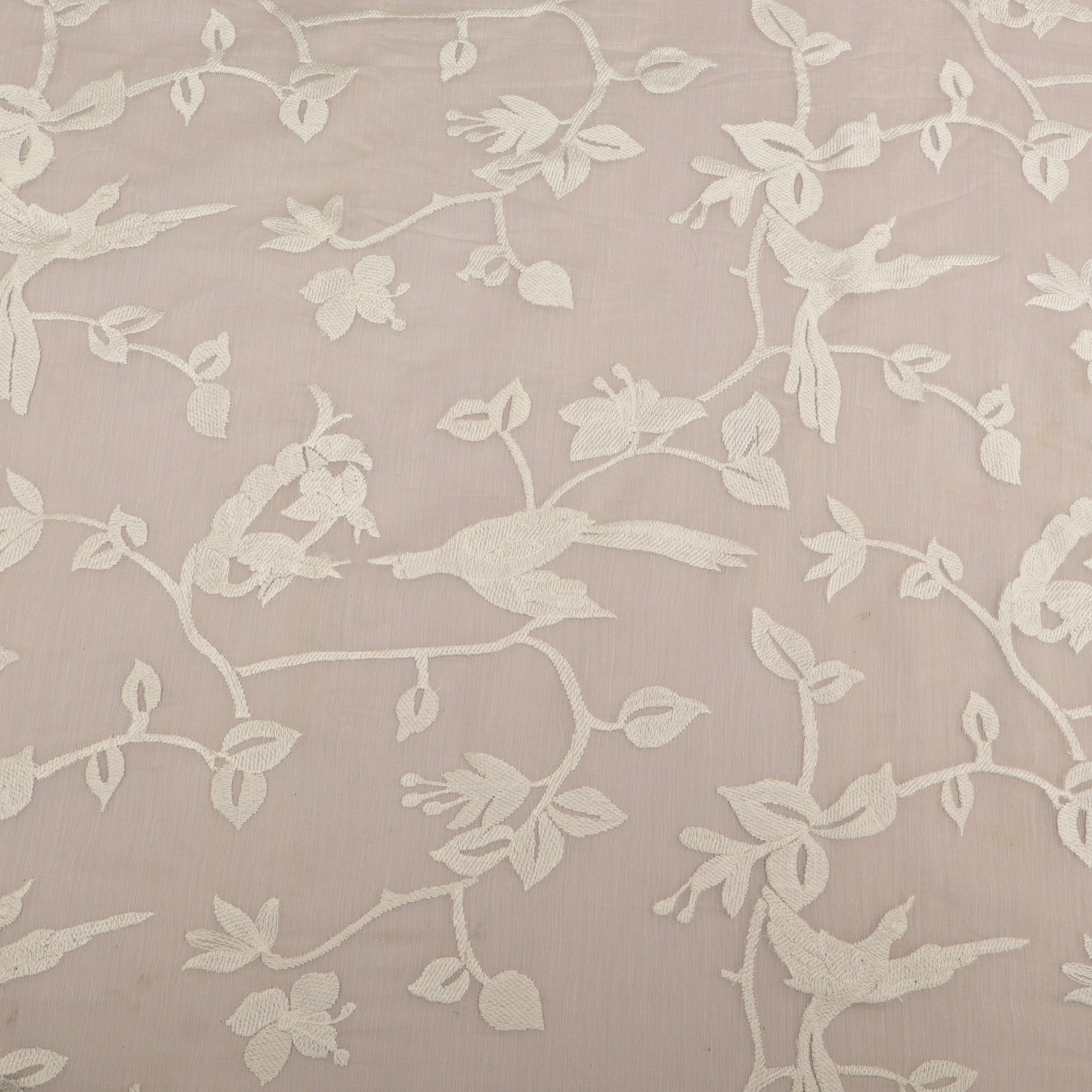 Mul Chanderi Embroidery Fabric