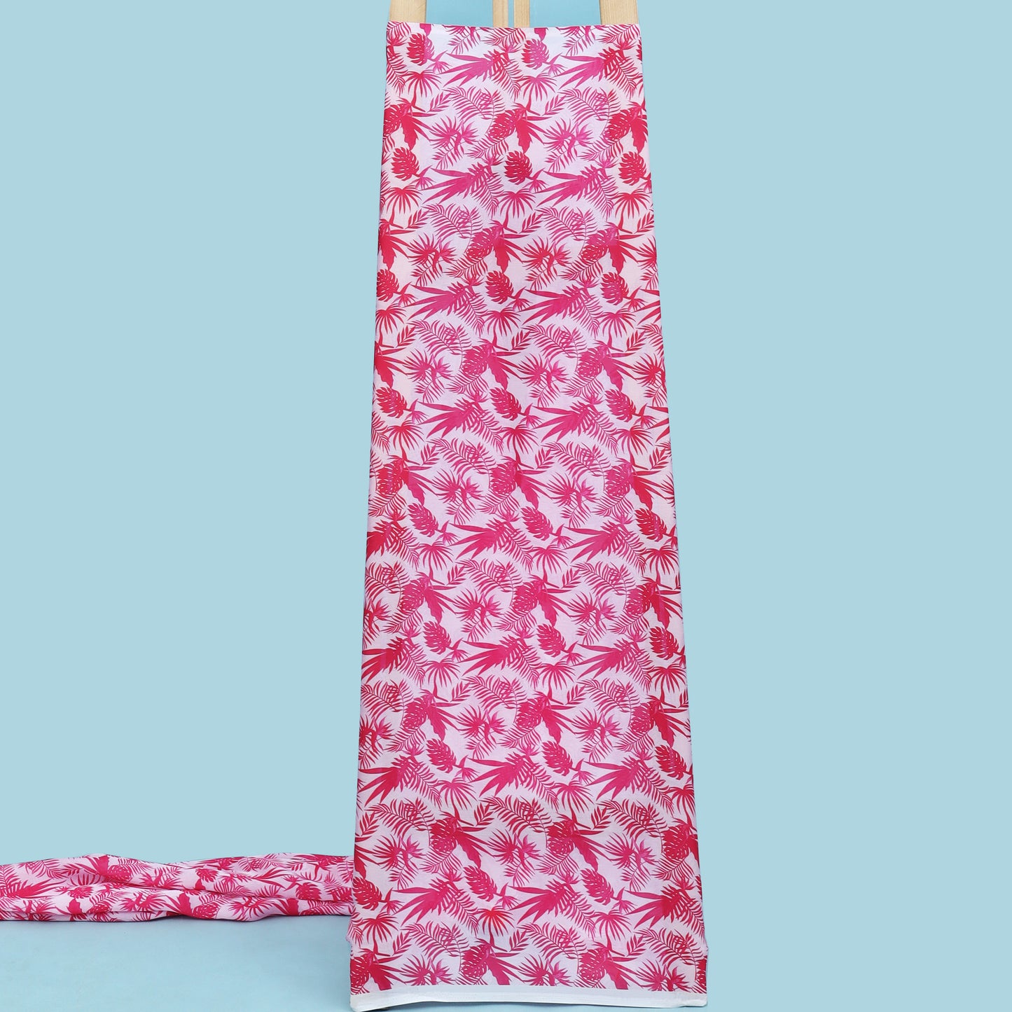 Multicolor Satin Organza Print Fabric