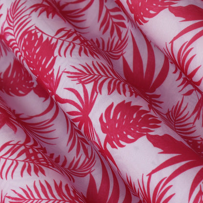 Multicolor Satin Organza Print Fabric