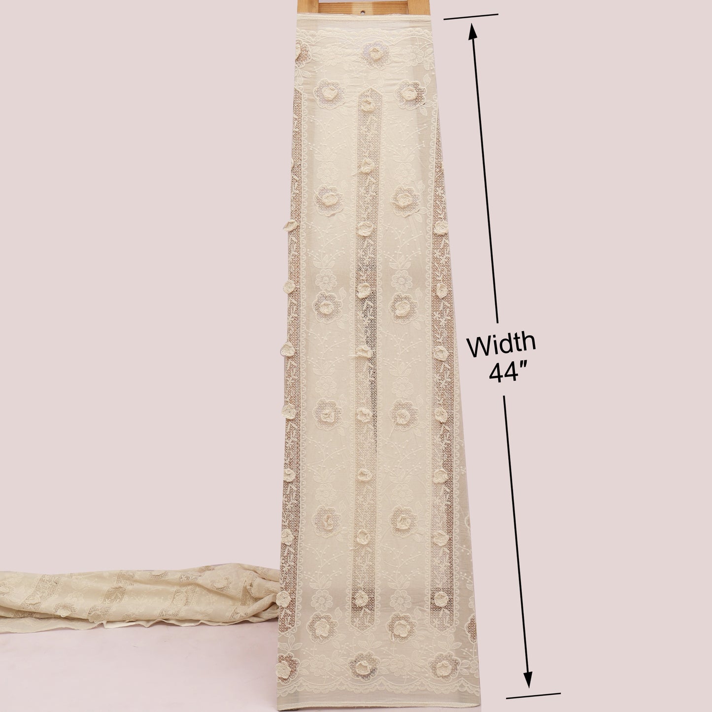 Cotton Chanderi Embroidery Fabric