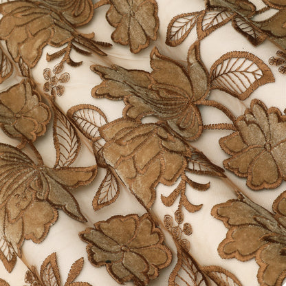 Net Velvet Embroidery Fabric.