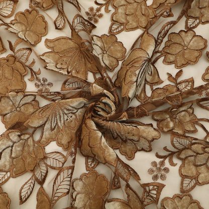 Net Velvet Embroidery Fabric.