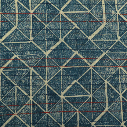 Denim Color Handloom Fabric